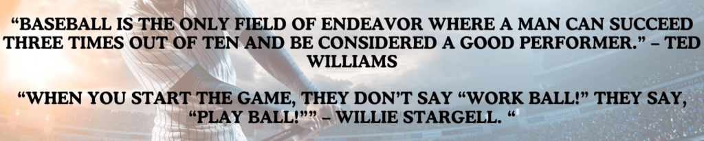 Inspirational Quotes By Baseball Players