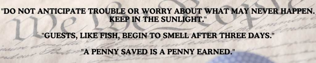 Ben Franklin Quotes